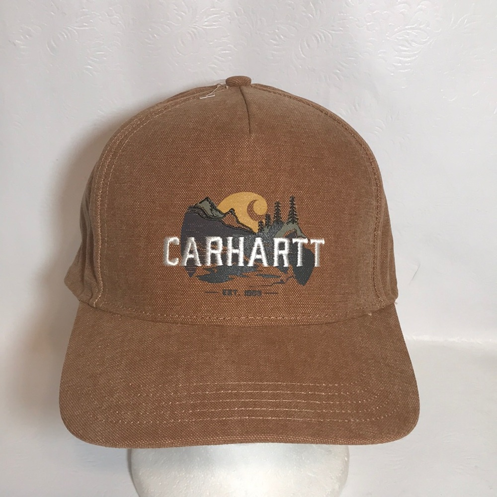 Carhartt Embroidered Light Brown Cap NEW no tags